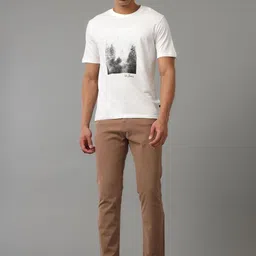 Voi Jeans Men Graphic Printed Round Neck Cotton T-shirt image 2