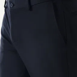 Blackberrys Men Relaxed Regular Fit Mid-Rise Formal Trousers image 3