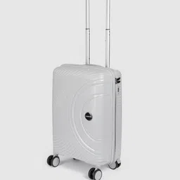 Teakwood Leathers Halfmoon Textured 360-Degree Rotation Hard Cabin-Sized Trolley Bag 38L image 2