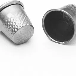 crafts haveli 8pc Metal Sewing Thimble Set – Finger Protector for Hand Sewing image 2