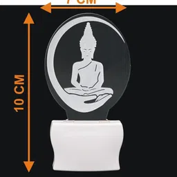 1ST TIME Red & White Acrylic Contemporary Abstract Shaped Shaped Wall Lamp image 3