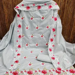 Maroosh Embroidered Unstitched Dress Material image 2