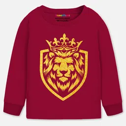 YK X Trampoline Boys Graphic Printed Round Neck T-Shirt With Joggers image 3