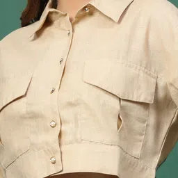 plusS Women Opaque Casual Shirt image 2