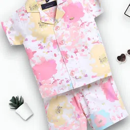 TinyBrezy Unisex Kids Printed Shirt with Shorts-picture-31