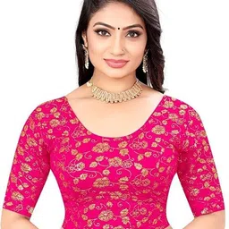 priyanka traders Round Neck Women Blouse-picture-13