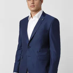 Van Heusen Textured Slim Fit Long Sleeves Single Breasted Blazer image 2