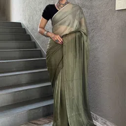 KALINI Striped Pure Chiffon Ready to Wear Jamdani Saree-image-88
