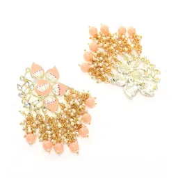 JOHARKAMAL Floral Drop Earrings image 3