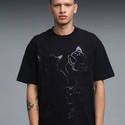 Puma House Of Graphics Cotton Relaxed Fit Tee-picture-53