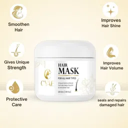 Cyae Set Of 2 Shea Butter Hair Mask With Argan Oil - 200 g Each image 3