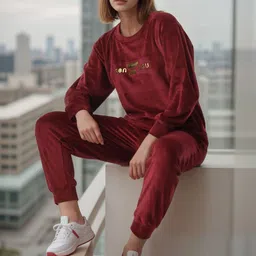 BAESD Printed Sweatshirt With Jogger Co-Ords image 5