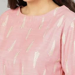 KALINI Geometric Print Block Print Cotton Top image 4