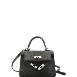 CORSICA Women Textured Structured Satchel Bag-picture-12