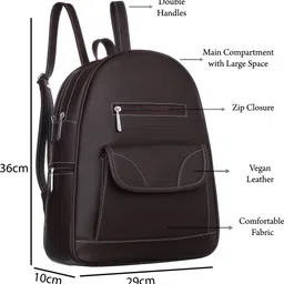 fd fashion Medium 25 L Laptop Backpack Fashionable Premium Water Proof stylish backpack for girls college image 5