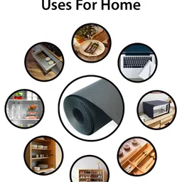 Story@home Grey Daimond Textured Water Resistant Shelf Liner Organiser image 4