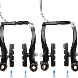 Cycle power brake set (V brake) for 24 & 26 inches cycles Bicycle Brake Disk-image-43