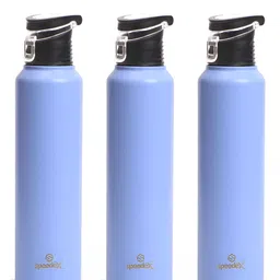 Speedex Purple Set of 3 Stainless Steel Solid Water Bottle image 1