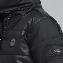 Monte Carlo Boys Hooded Solid Casual Lightweight Padded Jacket image 3