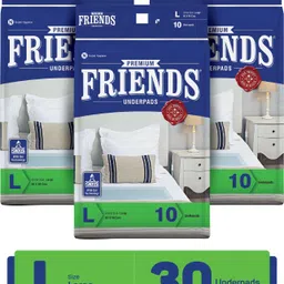 friends Premium,Soft & Super Absorbency 60x90 cm Disposable Underpads Adult Diapers - L-picture-11