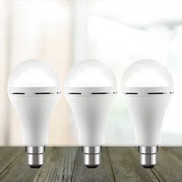 guggu Emergency 15W Inverter LED Bulb with 1200mAh Rechargeable Battery Pack of 3 G166 4 hrs Bulb Emergency Light-picture-14