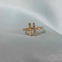 aavira Women's Diamond Moissanite Ring, Unique Diamond Ring Silver Ring-picture-21