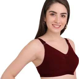 daily life Women Full Coverage Non Padded Bra image 3