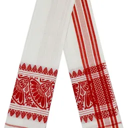 assam handloom Polycotton 160 GSM Face, Bath, Hand Gamcha image 4