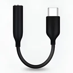 Three Arrows Black Type-C to 3.5mm Audio Adapter Cord for Headphone Connection to USB-C Devices Phone Converter-picture-15