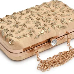 for the beautiful you Party Gold Clutch image 5