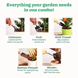 gromax india Gardening tools kit - 5pcs Garden Tool Kit image 5