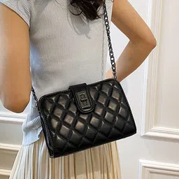 CORSICA PU Shopper Sling Bag with Quilted-image-14