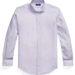 Polo Ralph Lauren Micro Ditsy Printed Custom-Fit Pure Linen Shirt image 3