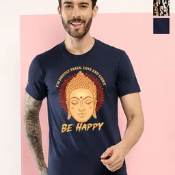 T.T. Pack Of 3 Printed Round Neck T-shirt image 1