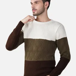 JoE Hazel Men Colourblocked Pullover image 4
