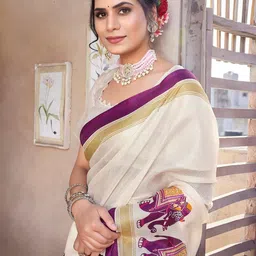 Lookmark Ethnic Motifs Art Silk Saree image 4