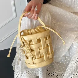 CORSICA Women PU Yellow Solid PU Small Party Handheld Bag-picture-24