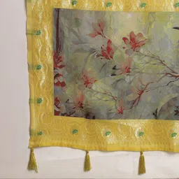 Sangria Ethnic Motifs Banarasi Fastive Saree image 3