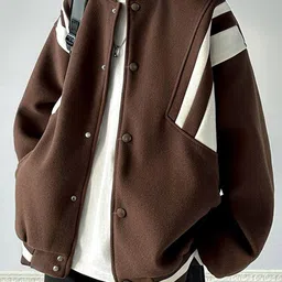 StyleCast x Revolte Men Striped Windcheater Longline Outdoor Tailored Jacket image 4