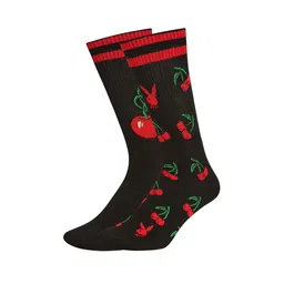 Playboy SocksXpress Men Pack of 2 Cherry Pattern Combed Cotton Calf-Length Socks-picture-21