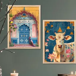 WALLLANE Brown Wood Wall Art image 3