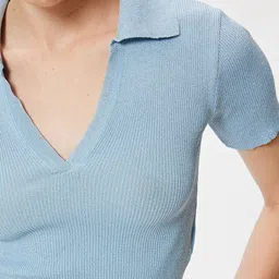 Koton Women Ribbed Pullover image 4