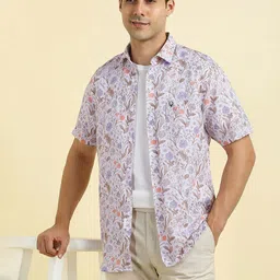 Allen Solly Men Slim Fit Floral Printed Casual Shirt-image-60