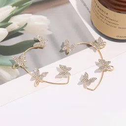 DressBerry Geometric Ear Cuff Earrings-picture-12