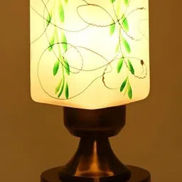 1ST TIME White Glass Cylinder Table Lamps image 2