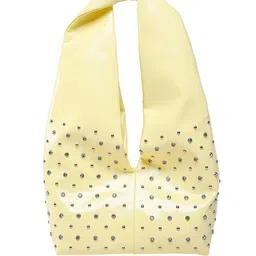 StyleCast x Revolte Half Moon Hobo Bag with Embellished Details image 3