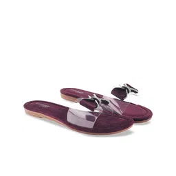 Shoetopia Girls Party Open Toe Flats with Bows-picture-22
