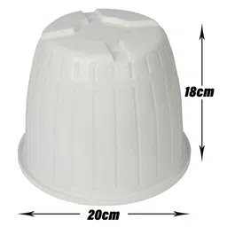 Kuber Industries 2-Pcs White & Green Planters image 5