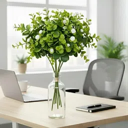 XERGY White Eucalyptus Non-Hanging Artificial Flower-image-94