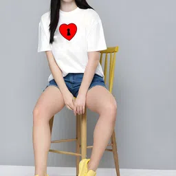 KAIDO Women Pure Cotton T-shirt-picture-29